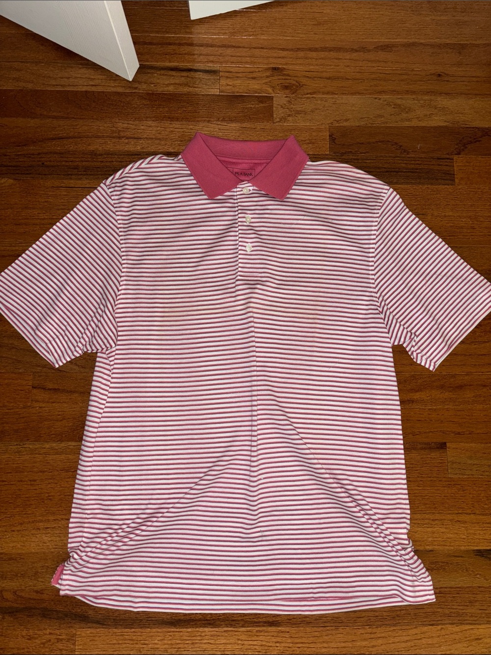 Jos. A. Bank Salmon Leadbetter Golf Collared Polo Men’s Size Large